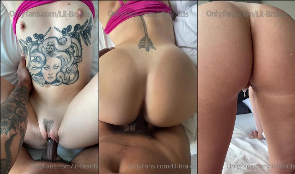 lil braids 116706312 stay until the end of this 6 min video to watch his warm cum drip out of me