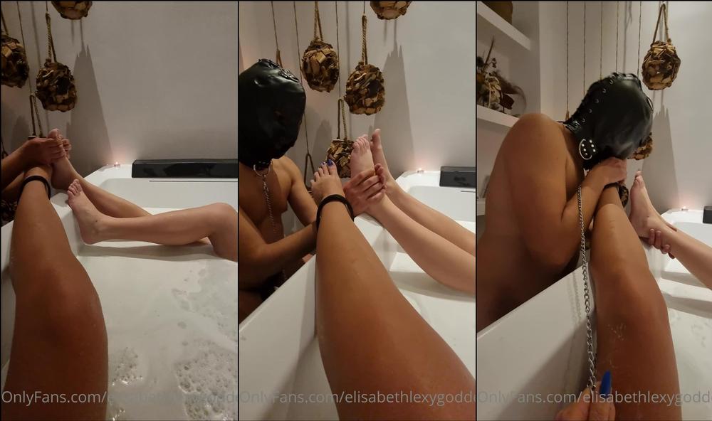 lexyqueenlexy 275666582 un leccapiedi condiviso in spa . 1. io e miss sophie adorate e servite video with slave 1