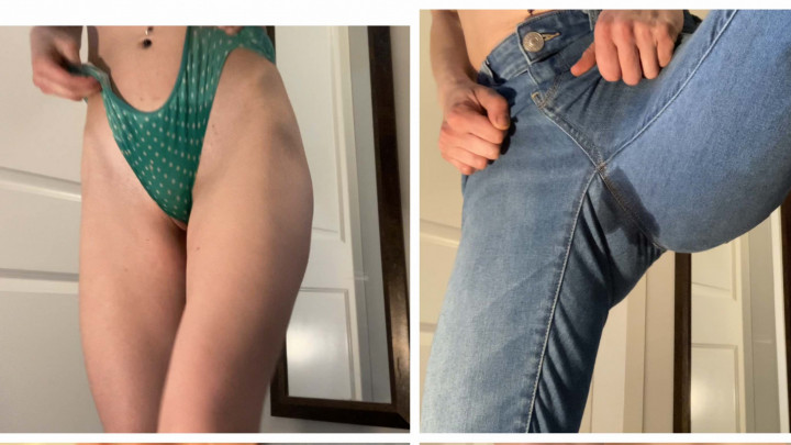 Jean Wetting and Piss Splashing - Apr 19, 2022