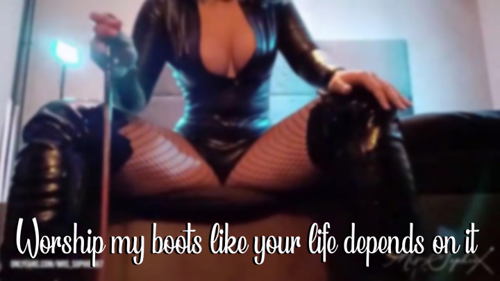 Worship my boots