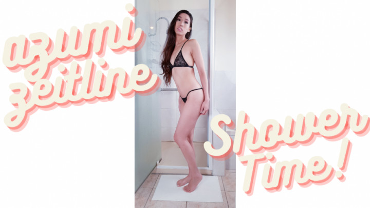 Hot Asian Fingers Pussy in Shower - March 02, 2021