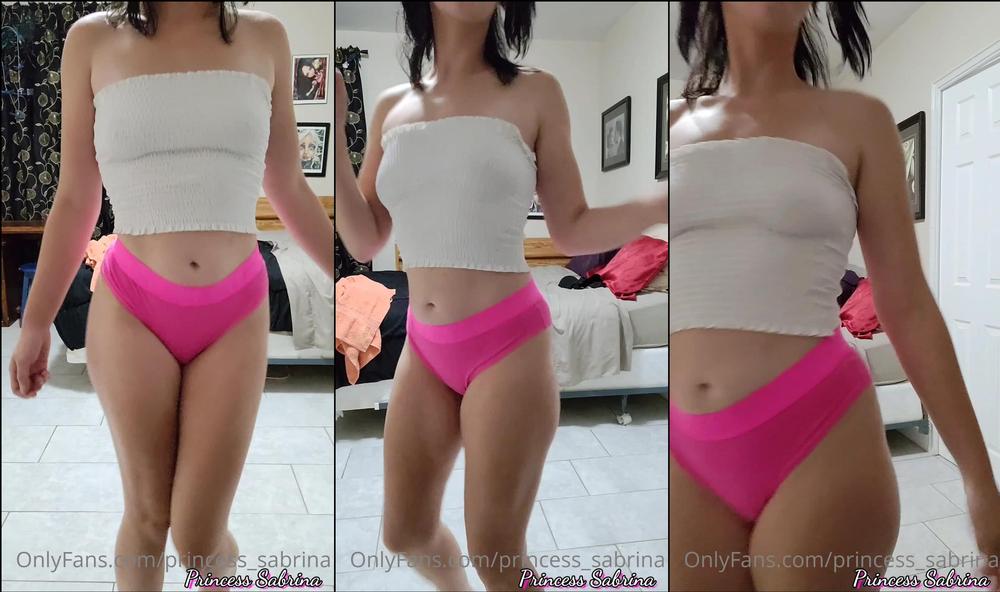 princess_sabrina 12 09 2020 879505844 Just a little teaser for all you losers I have a tripod that is programmed to follow me a