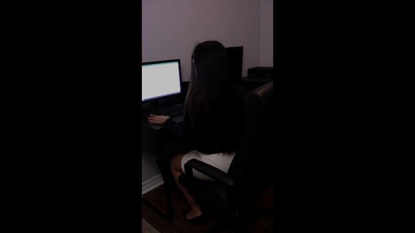 Secretary Roleplay with Dildo - December 04, 2020