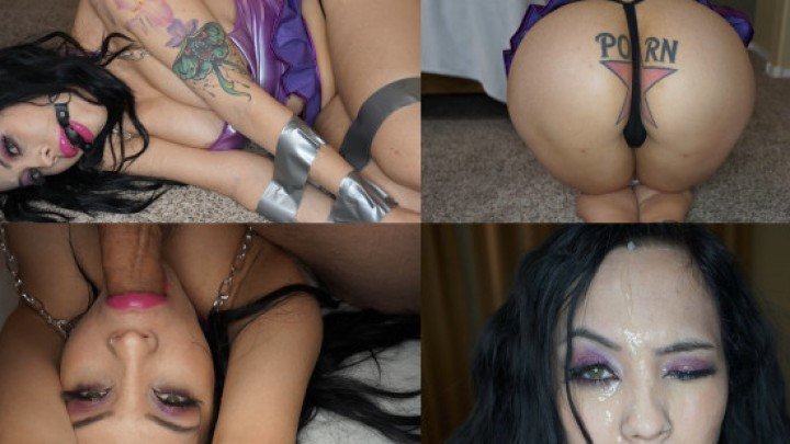 Jasminedark Bound Bimbo Gets A Slo Motion Facial