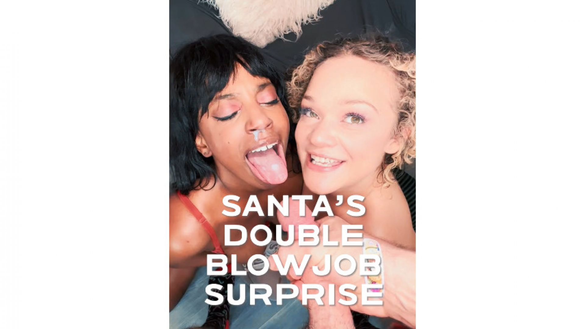 Santa's Double Blowjob Surprise