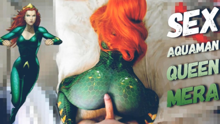 Queen Mera fucking hard cum on belly - April 27, 2020