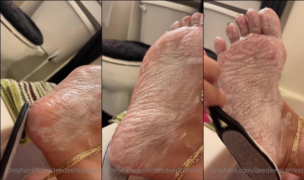 deedeericanfeet 02 06 2021 2125741501 Not a request Tub fun How I scrub my soles