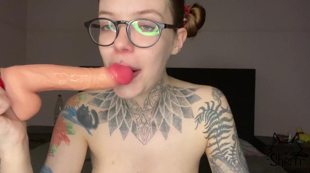 Sherri Roleplay Sloppy Facefuck Dildo