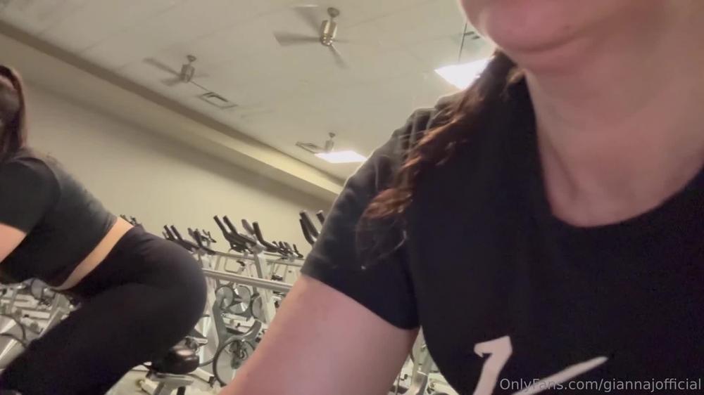 giannajofficial 1127041771 i ve never tried the spinning classes at my gym but after today i think i may happy hump day