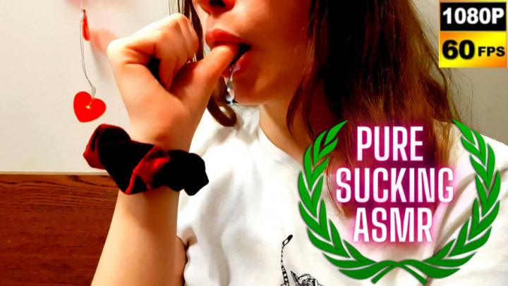 ASMR - Wet Thumb Sucking 60 FPS + HD - February 05, 2022