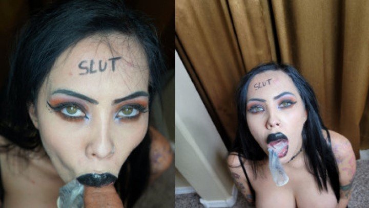 Jasminedark Black Lipstickcondom Facial
