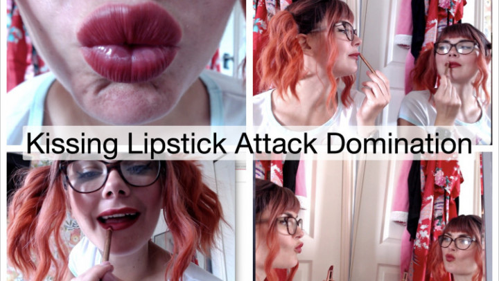 Kissing Lipstick Attack Domination POV - June 29, 2023