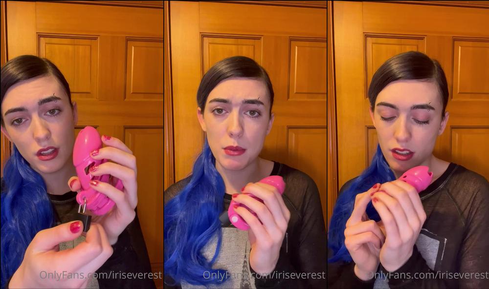 iriseverest 03 03 2022 2381074184 Sensual chastity tease. Like this post if you want more videos like this.