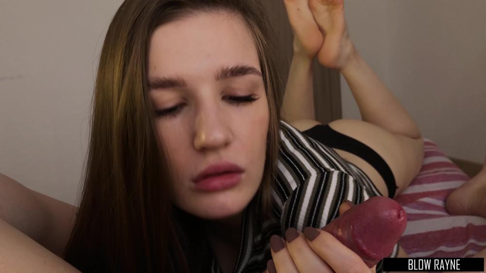 Wrinkled Soles Pose Blowjob Cum On Feet