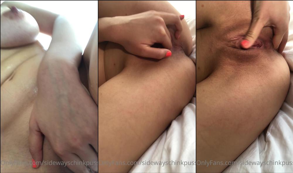 sidewayschinkpussy 27638075 2020 06 11 post oral jizz spit and pussy jerk