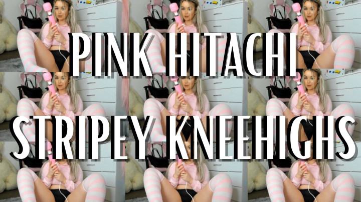 Girly Girl Cumslut Panties and Hitachi