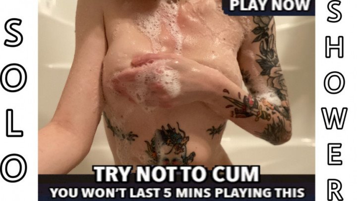 Pink Drip No Makeup Shower Masturbation