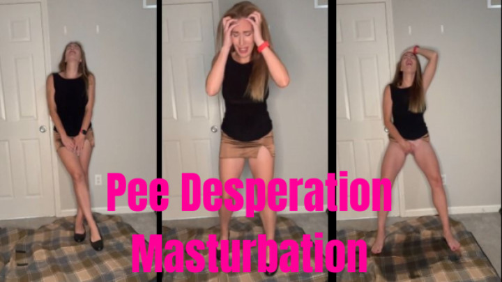 Desperate to Pee - Masturbation