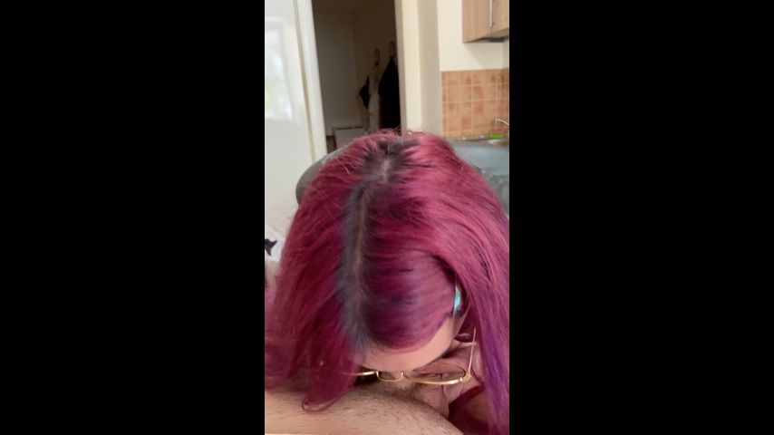 Blowjob in the kitchen cum swallow - July 03, 2022
