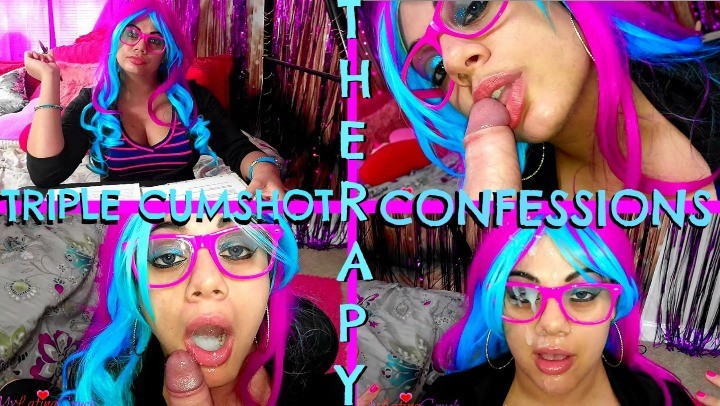 Mylatinacrush Therapy Confessions Triple Cumshot 3Xs
