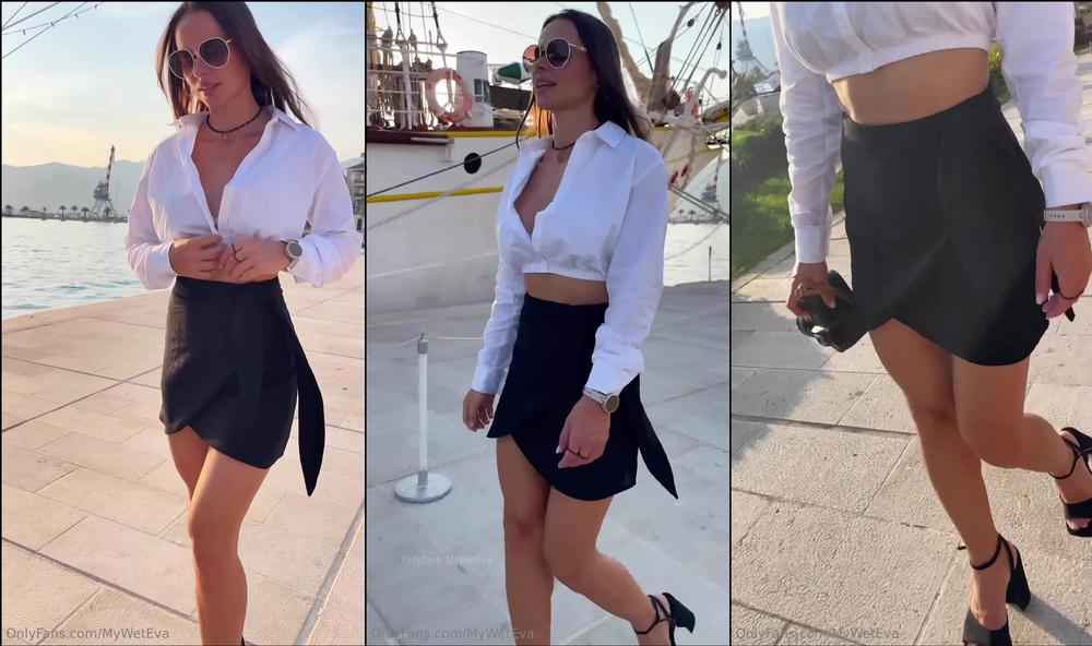 myweteva 1241492320 my evening walk.. and by the way i wore this short skirt for the first time. does it suit me 