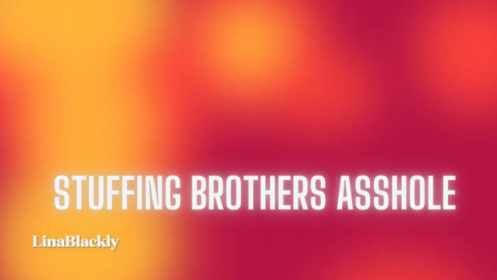 Stuffs Brothers Asshole w/ Honey & Cum