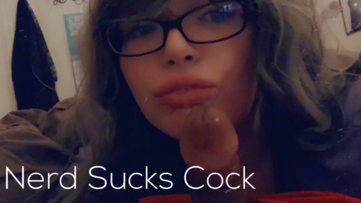 Nerd Sucks Cock POV