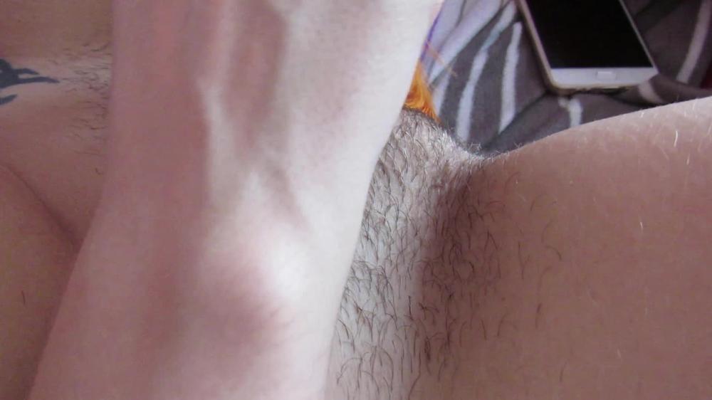 Cuteblonde666 Feather Teasing My Hairy Pussy