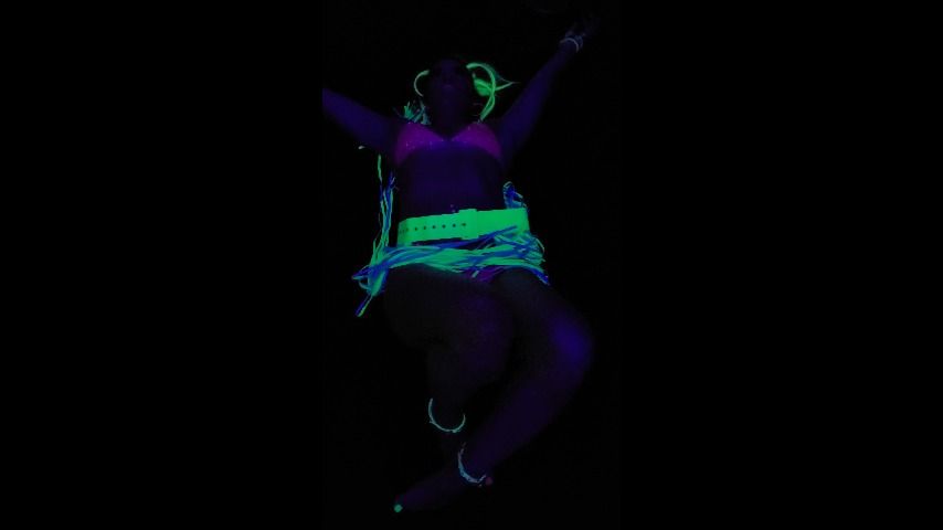 A Kitty Neon Tease