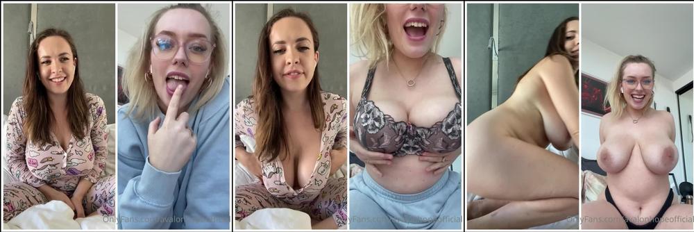 avalonhopeofficial 06 10 2021 2239689865 Me and my BIG TITTY BESTIE @ruby_may are so horny in lockdown that we played the HOTTEST g