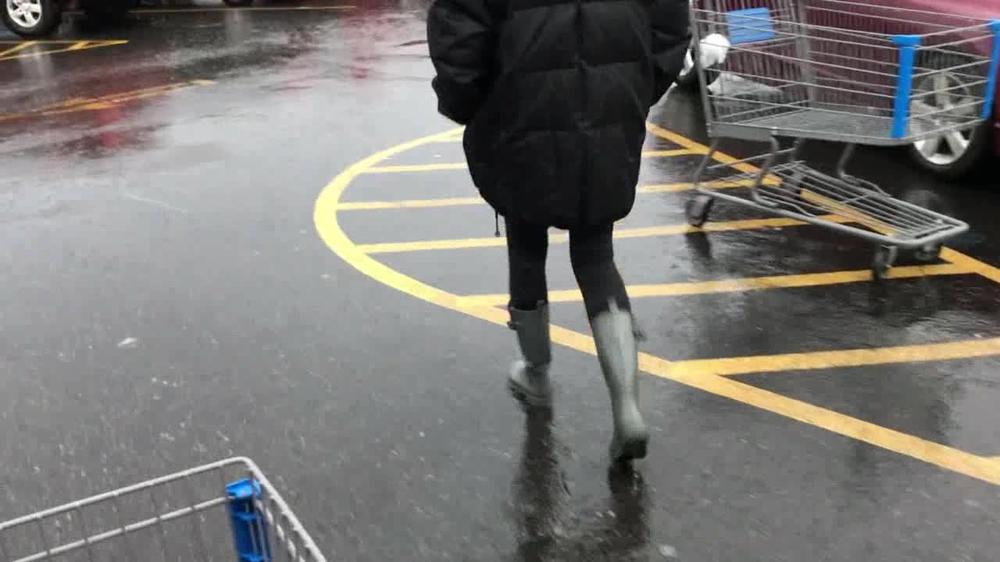 Buddahsplayground Rain Boots In Public