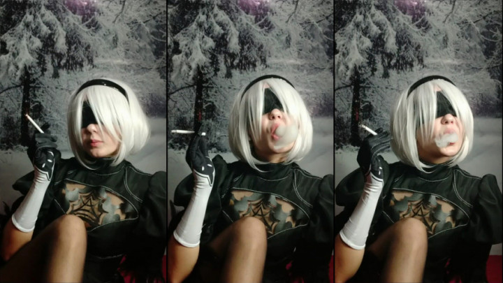 Nier automata: 2B sexy smoking - Apr 15, 2020