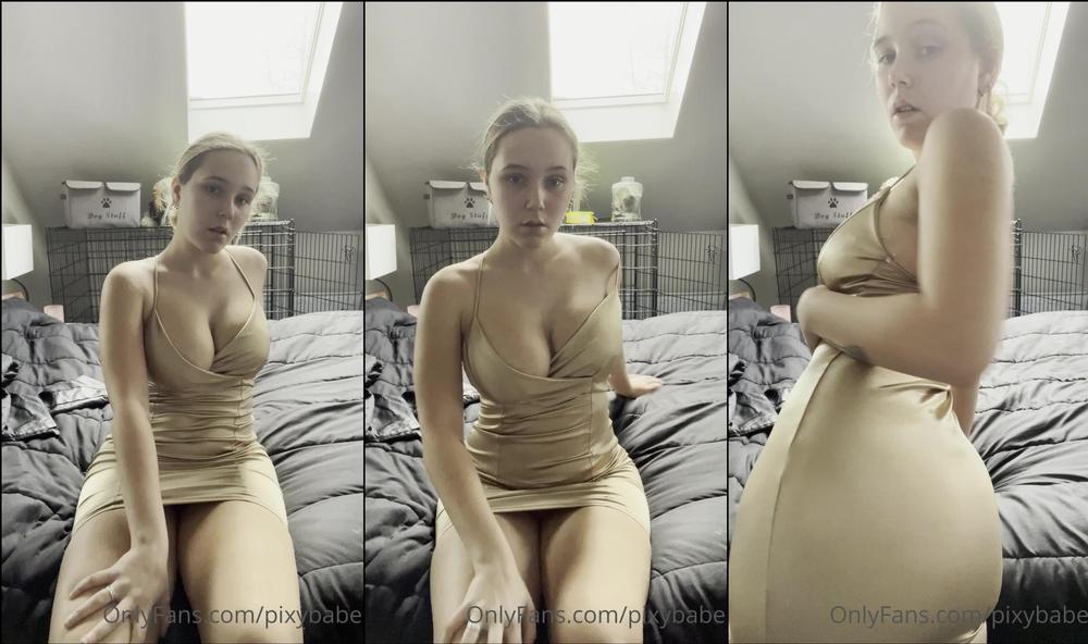 pixybabe 15 02 2021 2032657517 I got soo horny before going out for the night in my tight dress Check your dms ba