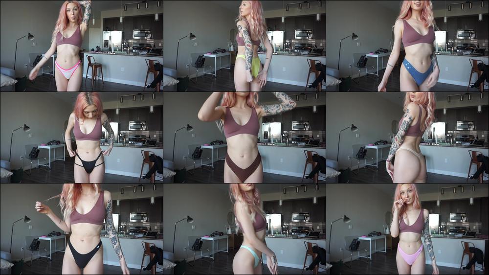 Victoria's Secret Panty Try On