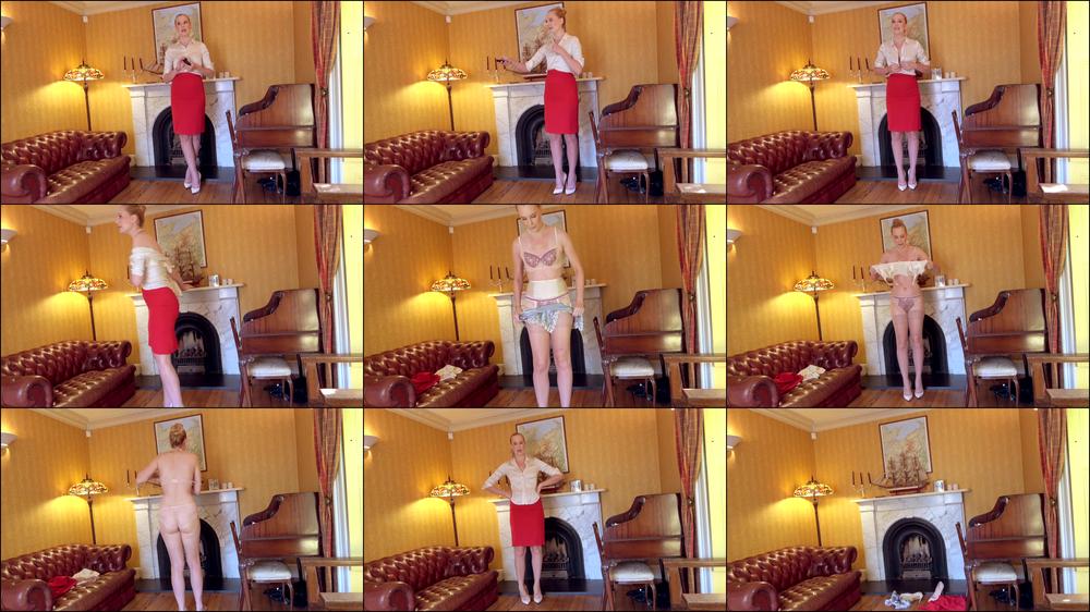 Ariel Anderssen Programmed To Strip At Business Meeting