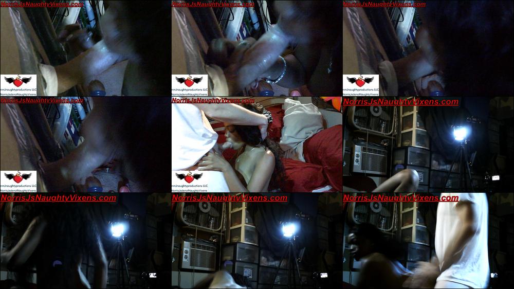 Amber Cream gives gloryhole BJ thendoggy