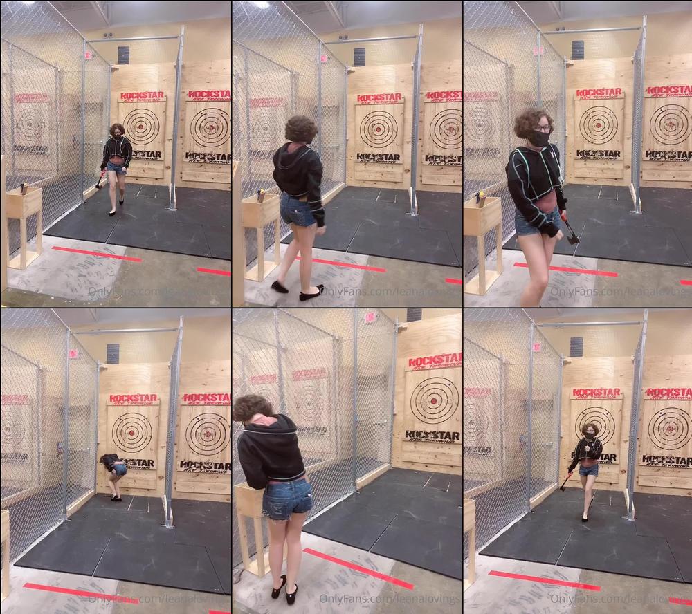 leanalovings 03 09 2020 823244177 ) I made a toss  And I did it  Here is my attempt at axe throwing.