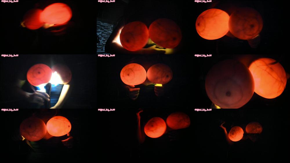 Katy Ann's Halloween Treat: Glowing Tits - September 20, 2019