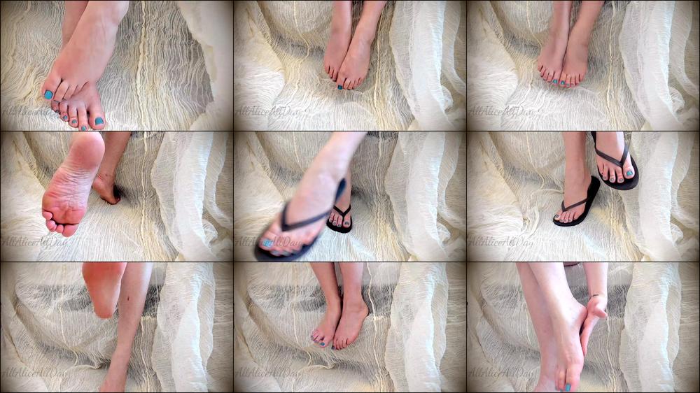 Close up Foot Tease - Feb 24, 2019