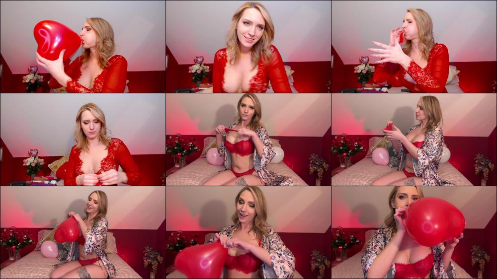 Being Silly Popping Heart Balloons