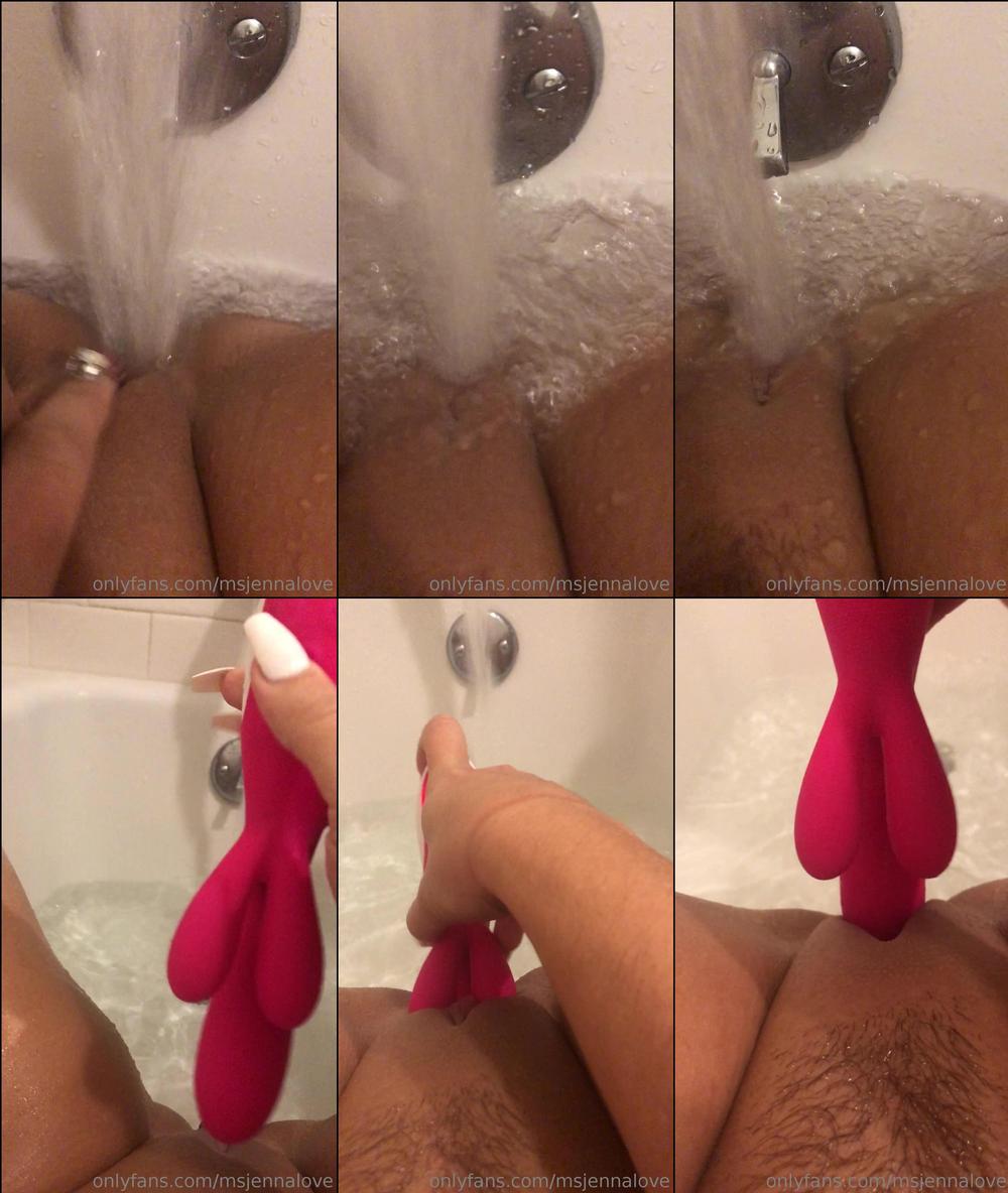 msjennalove 01 05 2019 30290095 Watch me in the tub letting the faucet water hit perfectly on my clit until I just canât