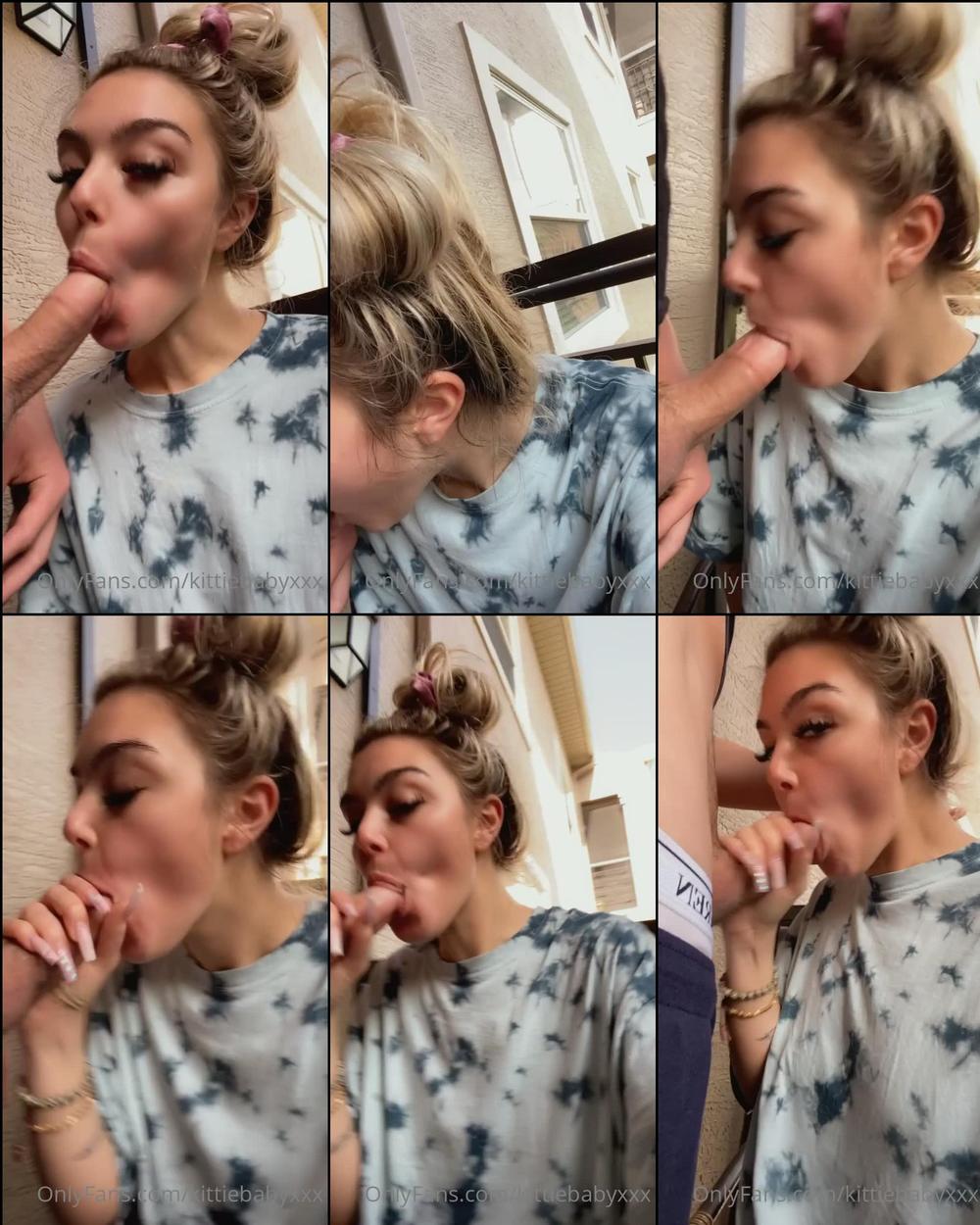 kittiebabyxxx 15 02 2021 2033081777 morning blow job on the balcony i had cum for breakfast