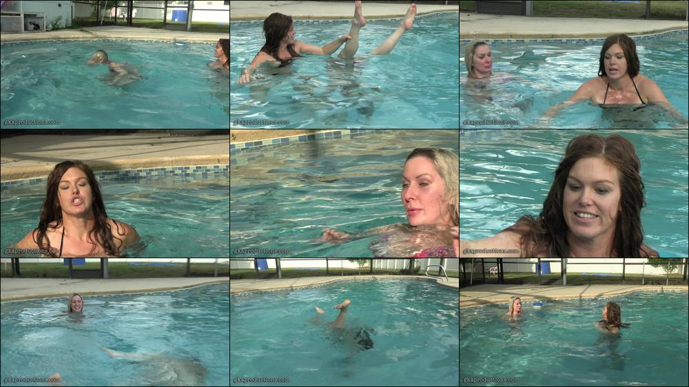 Ivy Secret & Sydney Paige Wet Hair Swim
