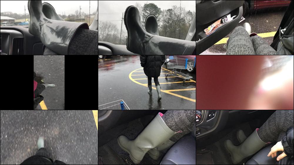 Buddahsplayground Rain Boots In Public