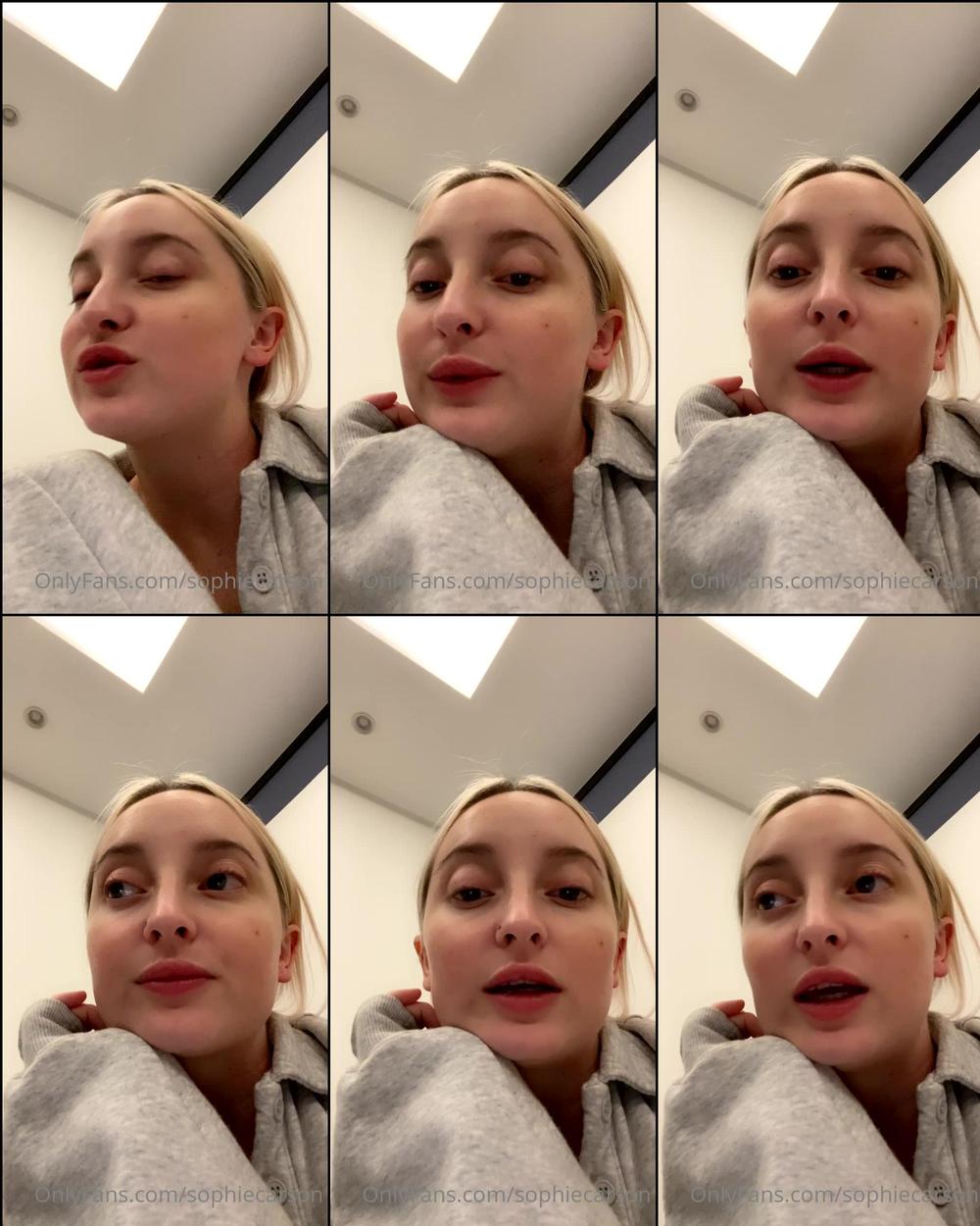 sophiecarson 296166925 2022 03 25 don t mind me just being a sensitive bitch goodnight hehe xo