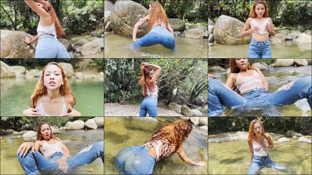 Wet Outfit Levi's In The Forest