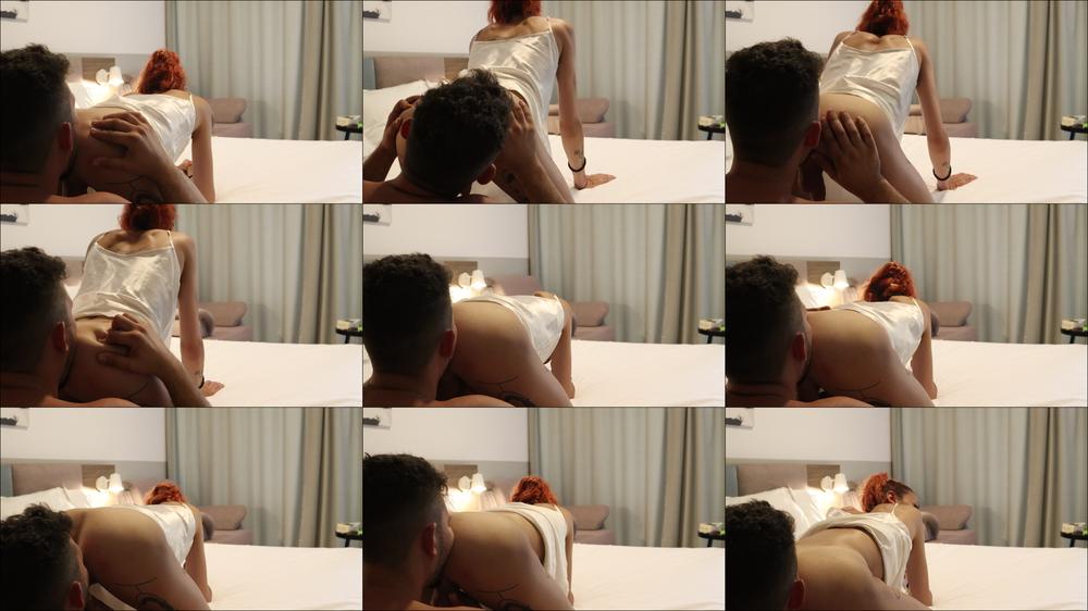 Asshole rimming in the hotel room - August 26, 2022