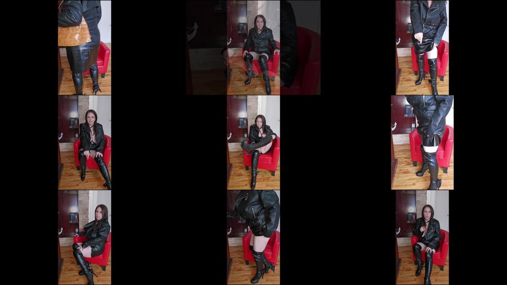 Humiliation en cuir