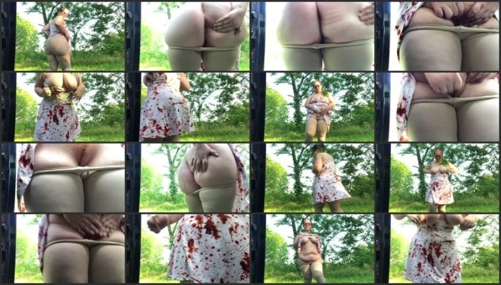 Hannahnate96 Custom Vid Flashing Outside In Dress
