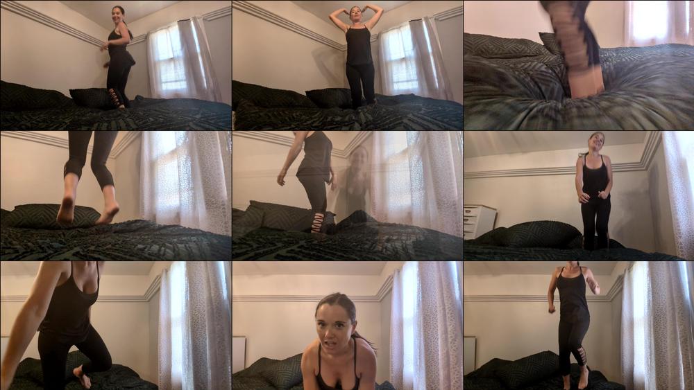 jumping on my bed - August 12, 2024